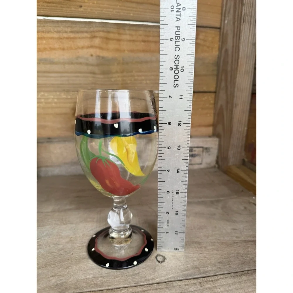 Vintage‎ Home Essentials And Beyond Chili Peeper Glasses- NEW Fiesta Wear